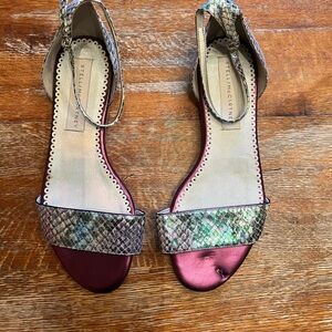 Stella McCartney Multicolor Snakeskin Sandals